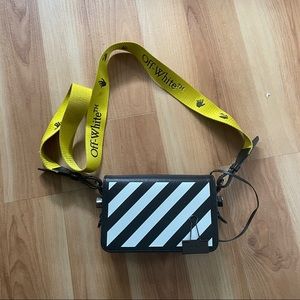 Off-White Mini Diag Bag with Binder Clip 🦓
